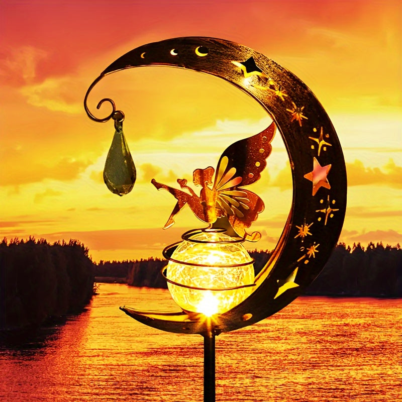 MoonGlow – Magisk Trädgårdslampa med Sol & Måne