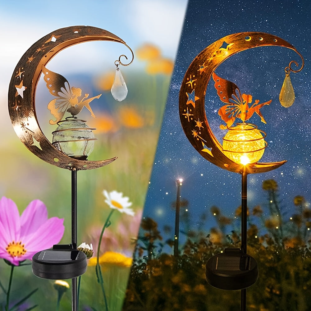 MoonGlow – Magisk Trädgårdslampa med Sol & Måne