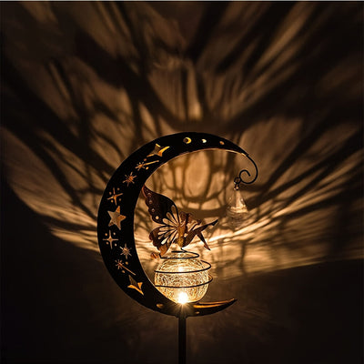 MoonGlow – Magisk Trädgårdslampa med Sol & Måne