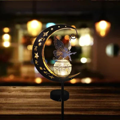 MoonGlow – Magisk Trädgårdslampa med Sol & Måne
