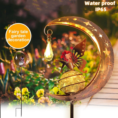 MoonGlow – Magisk Trädgårdslampa med Sol & Måne
