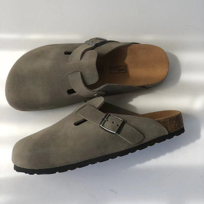 Boston-sandal i förstklassigt unisex-läder